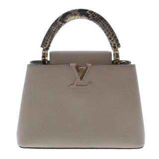 ルイヴィトン(LOUIS VUITTON)のLOUIS VUITTON(ルイヴィトン) ハンドバッグ カプシーヌ レディース美品  カプシーヌBB N92041 ガレ トリヨンレザー×パイソン(ハンドバッグ)