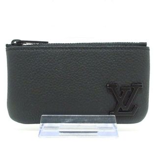 ルイヴィトン(LOUIS VUITTON)のLOUIS VUITTON(ルイヴィトン) コインケース LVアエログラム美品  ポシェットクレ M81031 ノワール アエログラム･レザー（皮革の種類：牛革）(コインケース)