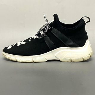 プラダ(PRADA)のPRADA(プラダ) スニーカー 6.5 メンズ 黒×白 化学繊維(スニーカー)