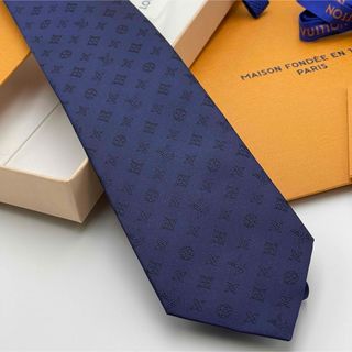 ルイヴィトン(LOUIS VUITTON)の【 新品未使用 】　LOUIS VUITTON  定番 モノグラム柄　ネクタイ(ネクタイ)