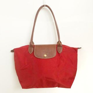 LONGCHAMP - LONGCHAMP(ロンシャン) ショルダーバッグ ル・プリアージュオリジナル 2605089A29 レッド×ブラウン 折りたたみ ナイロン×レザー