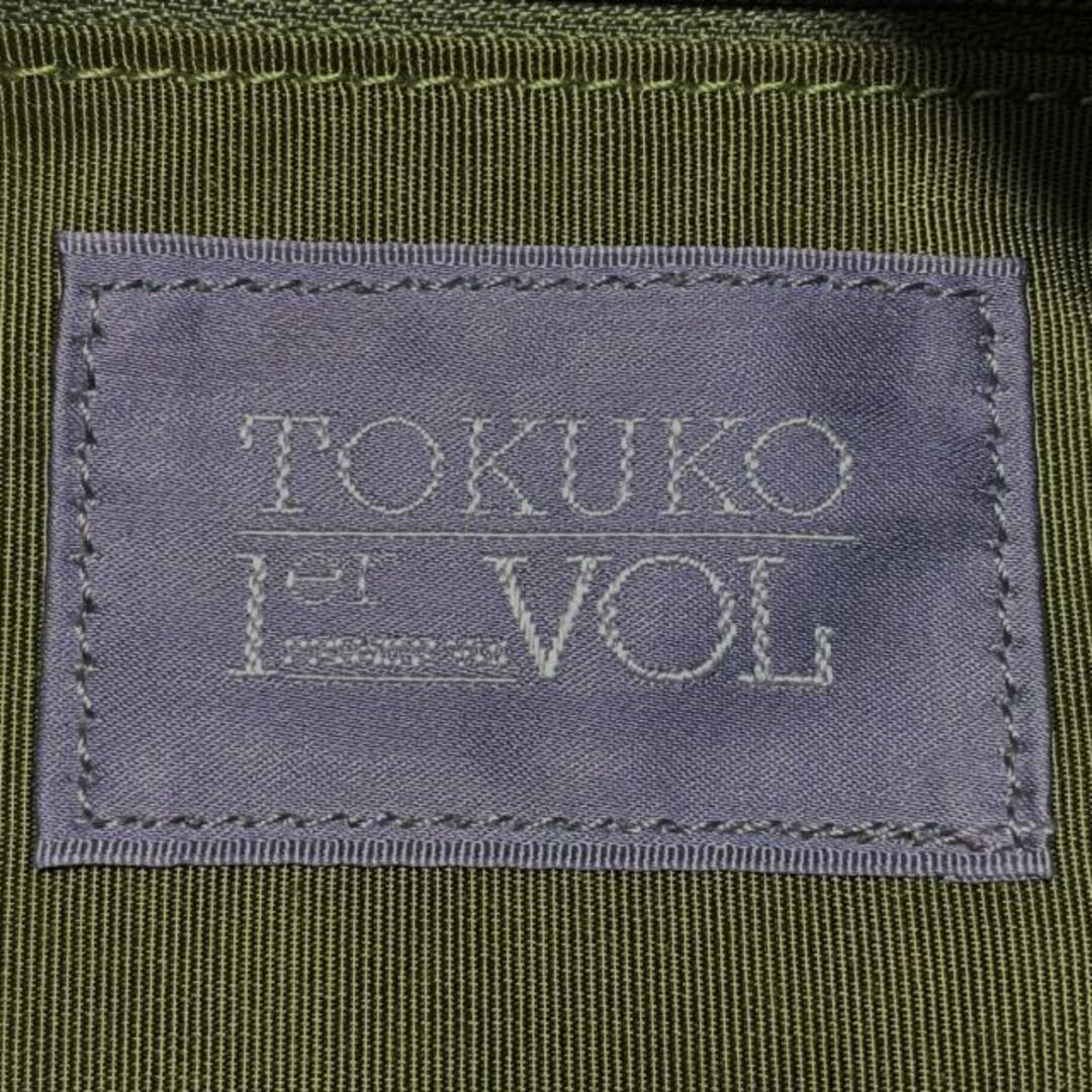 TOKUKO 1er VOL(トクコプルミエヴォル)のTOKUKO 1er VOL(トクコ・プルミエヴォル) ショルダーバッグ - グリーン×ライトグリーン フラワー(花) レザー レディースのバッグ(ショルダーバッグ)の商品写真