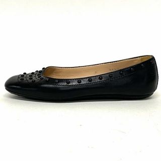 トッズ(TOD'S)のTOD'S(トッズ) フラットシューズ 34　1/2　A レディース - 黒 レザー(その他)