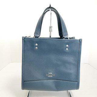 コーチ(COACH)のCOACH(コーチ) トートバッグ美品  デンプシー トート 22 CO971 ダークグレー リファインド ペブル レザー(トートバッグ)