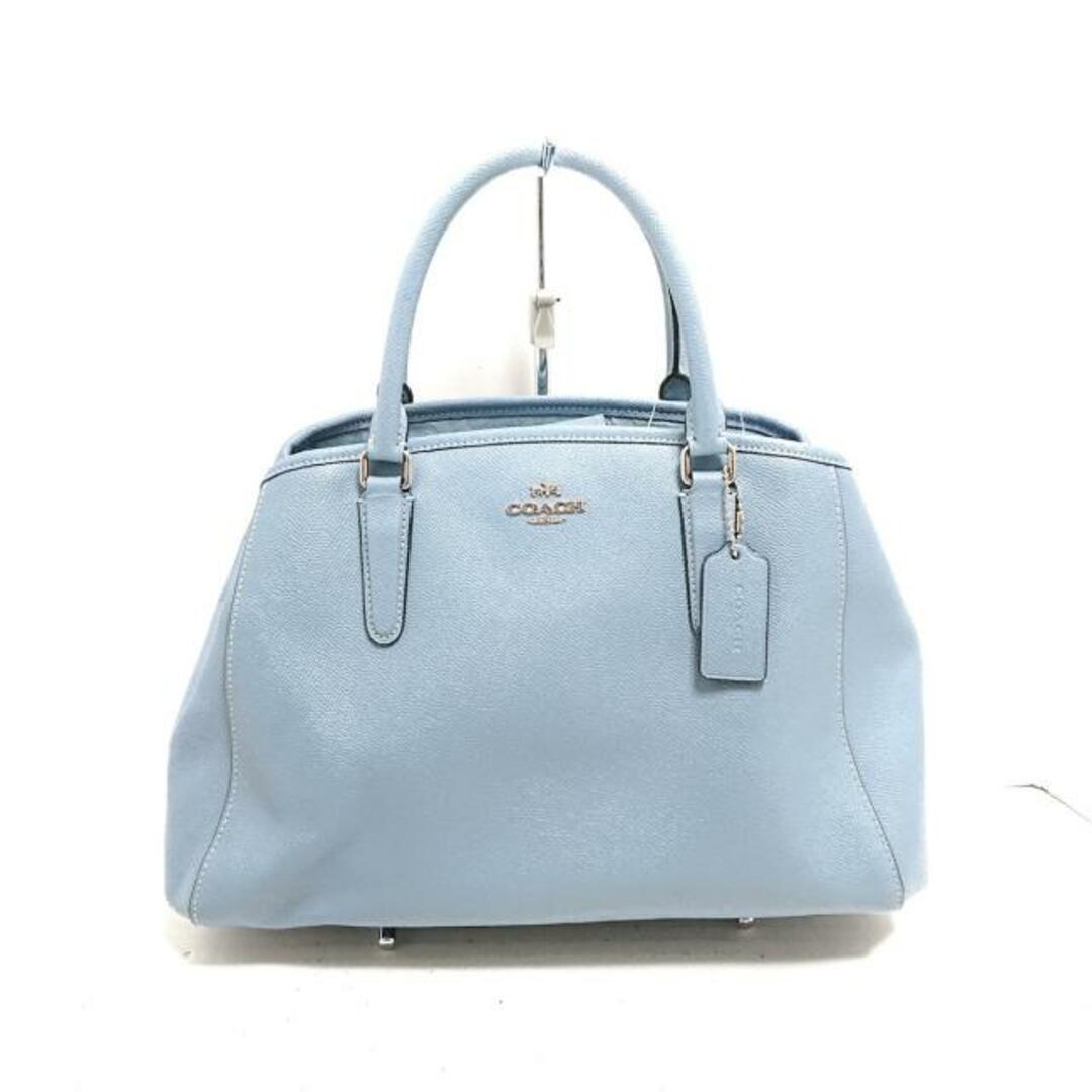 COACH(コーチ)のCOACH(コーチ) トートバッグ スモール マーゴット キャリーオール トート F57527 ライトブルー レザー レディースのバッグ(トートバッグ)の商品写真