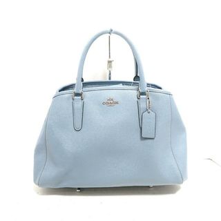 コーチ(COACH)のCOACH(コーチ) トートバッグ スモール マーゴット キャリーオール トート F57527 ライトブルー レザー(トートバッグ)