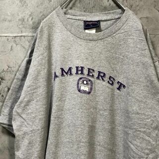 AMHERST カレッジロゴ シンプル USA輸入 オーバー Tシャツ(Tシャツ/カットソー(半袖/袖なし))