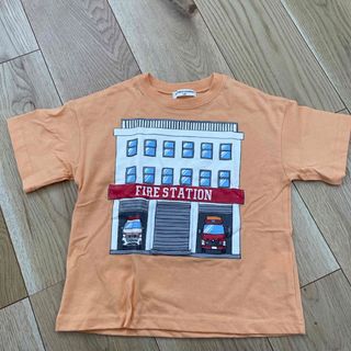 ノーティカンパニー(NAUGHTY COMPANY)の消防車仕掛けTシャツ(Tシャツ/カットソー)