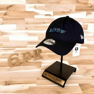 ニューエラー(NEW ERA)の未使用【ニューエラ×エスケーエイト】限定コラボ SNOWランガ キャップ 黒×青(キャップ)