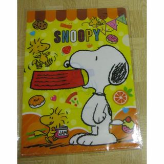 スヌーピー(SNOOPY)のスヌーピー＆ウッドストック　A4クリアファイル(クリアファイル)