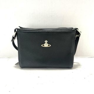 ヴィヴィアンウエストウッド(Vivienne Westwood)のVivienneWestwood(ヴィヴィアンウエストウッド) ショルダーバッグ美品  - 黒 ミニバッグ/オーブ レザー(ショルダーバッグ)