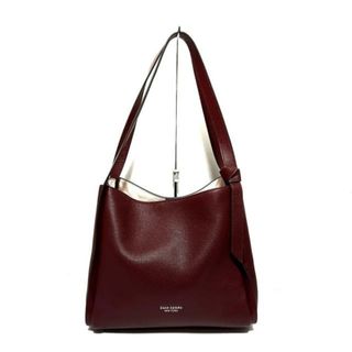 ケイトスペードニューヨーク(kate spade new york)のKate spade(ケイトスペード) ショルダーバッグ美品  ノット ラージ K4395 ボルドー レザー(ショルダーバッグ)