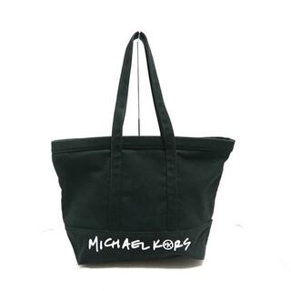 マイケルコース(Michael Kors)のMICHAEL KORS(マイケルコース) トートバッグ - 黒 キャンバス(トートバッグ)
