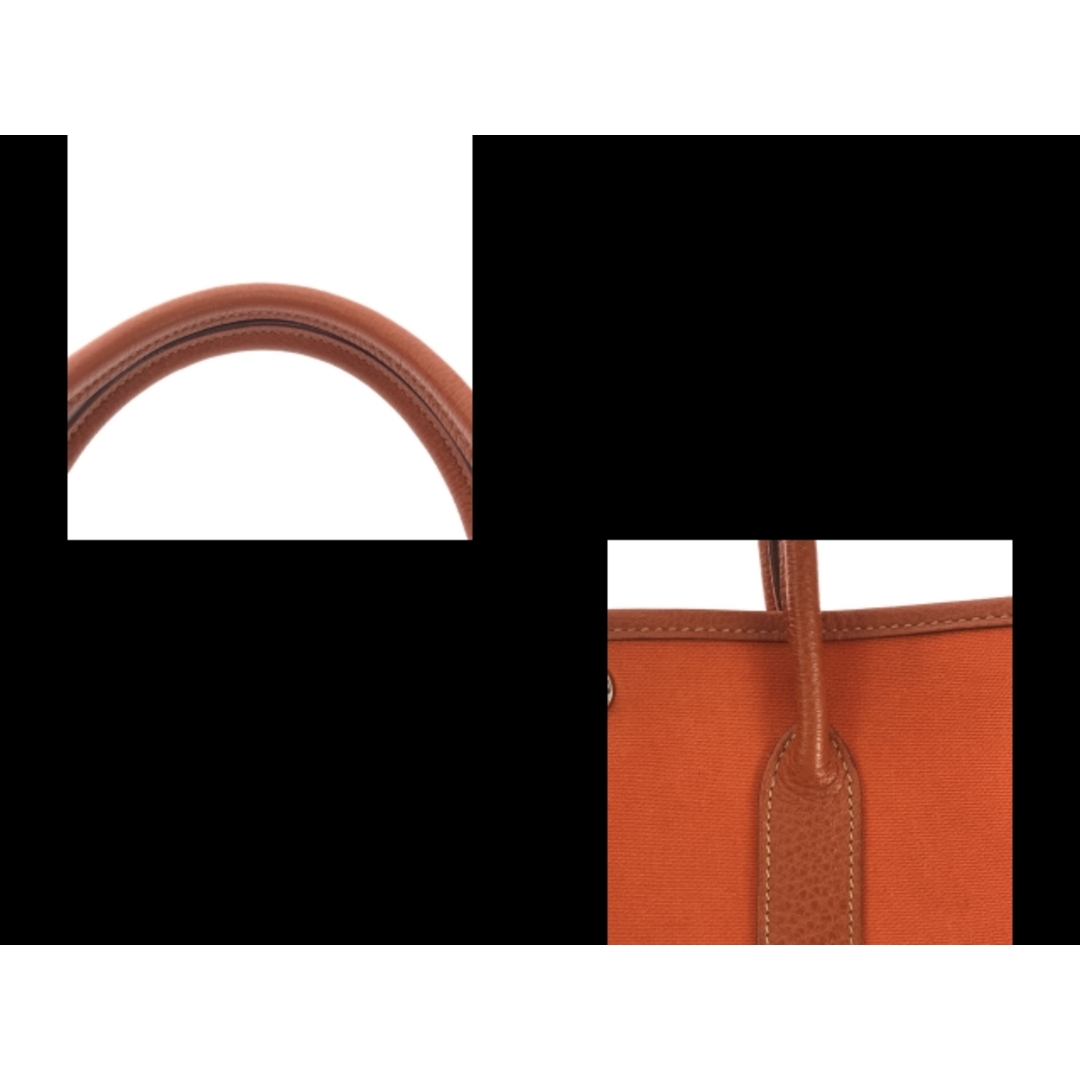 Hermes(エルメス)のHERMES(エルメス) トートバッグ ガーデンパーティTPM ポティロン トワルオフィシエ×レザー レディースのバッグ(トートバッグ)の商品写真