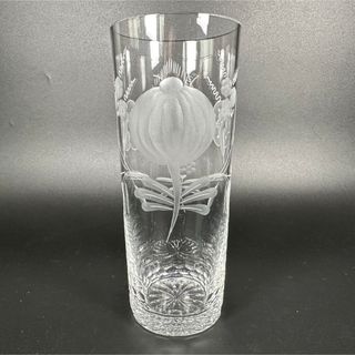 マイセンクリスタル(Meissen Crystal)の美品 マイセンクリスタル ブルーオニオン ロングタンブラー(14cm)(タンブラー)