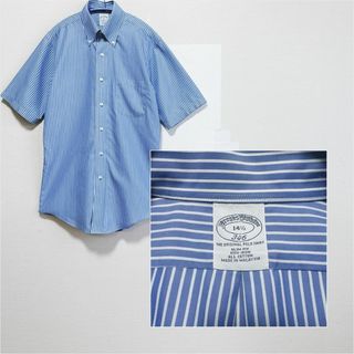 ブルックスブラザース(Brooks Brothers)の【Brooks Brothers】ブルックスブラザーズ ストライプ BDシャツ(シャツ/ブラウス(半袖/袖なし))