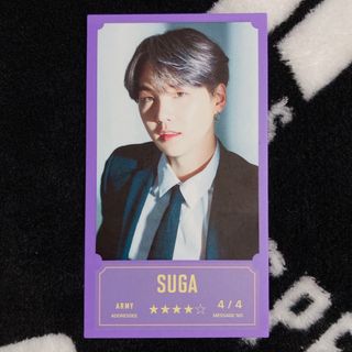 ボウダンショウネンダン(防弾少年団(BTS))の【公式】BTS バンバンコン メッセージフォト SUGA ユンギ ④(アイドルグッズ)