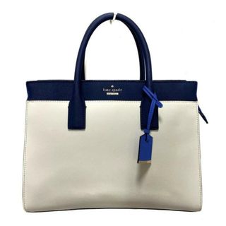 ケイトスペードニューヨーク(kate spade new york)のKate spade(ケイトスペード) ハンドバッグ キャメロンストリート キャンダスサッチェル PXRU5931 白×ダークネイビー×ブルー レザー(ハンドバッグ)