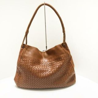 ボッテガヴェネタ(Bottega Veneta)のBOTTEGA VENETA(ボッテガヴェネタ) ショルダーバッグ イントレチャート 132369 ブラウン レザー(ショルダーバッグ)