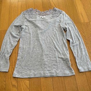 グローバルワーク(GLOBAL WORK)のグローバルワーク　インナーシャツ　下着　レース　長袖カットソー　L(Tシャツ/カットソー(半袖/袖なし))