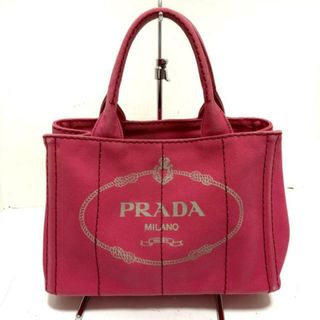 プラダ(PRADA)のPRADA(プラダ) トートバッグ CANAPA B2439G ピンク キャンバス(トートバッグ)