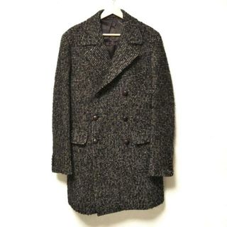 TAGLIATORE(タリアトーレ) コート サイズ48 XL メンズ美品  - ダークブラウン×黒×ベージュ 長袖/冬(その他)