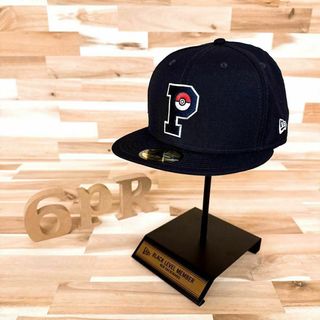 ニューエラー(NEW ERA)の激レア【ニューエラ×ポケモン】限定コラボ Pロゴ イーブイ キャップ 紺×赤(キャップ)