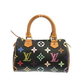 ルイヴィトン(LOUIS VUITTON)のLOUIS VUITTON(ルイヴィトン) ハンドバッグ モノグラムマルチカラー ミニスピーディ M92644 ノワール 合皮・レザー(ハンドバッグ)