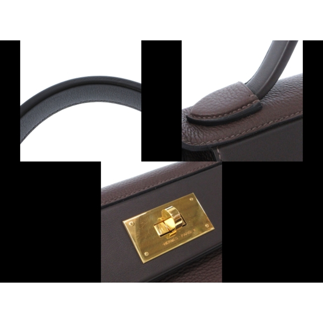 Hermes(エルメス)のHERMES(エルメス) ハンドバッグ サック 24/24 ヴァンキャトル29 ショコラ×エベーヌ ゴールド金具 トゴ×ヴォースイフト  レディースのバッグ(ハンドバッグ)の商品写真