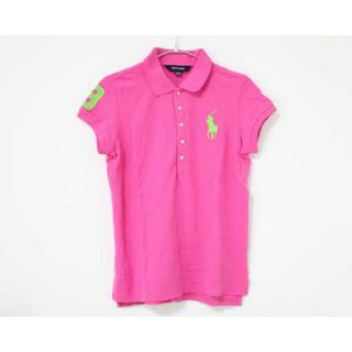 ラルフローレン(Ralph Lauren)の【夏物 新入荷!】〓ラルフローレン/Ralph Lauren〓160cm 半袖ポロシャツ  ピンク 【中古】 子供服 キッズ kids ジュニア 男の子 女の子 夏 tops 605042(その他)