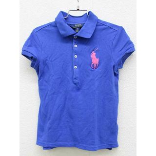 ラルフローレン(Ralph Lauren)の【夏物 新入荷!】＜ラルフローレン/Ralph Lauren＞130cm 半袖ポロシャツ 青【中古】子供服 キッズ kids 女の子 夏 tops 105042(その他)