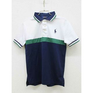 ラルフローレン(Ralph Lauren)の【夏物 新入荷!】＜ラルフローレン/Ralph Lauren＞120cm 半袖ポロシャツ 紺×白【中古】子供服 キッズ kids 男の子 夏 tops 105042(その他)