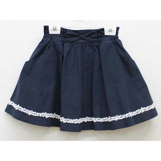 ニットプランナー(KP)の【夏物 新入荷!】▽ニットプランナー/KP/ケーピー▽140cm インナーパンツ付きスカート 紺【中古】子供服 キッズ kids ジュニア 女の子 春夏 bottoms 034042(スカート)