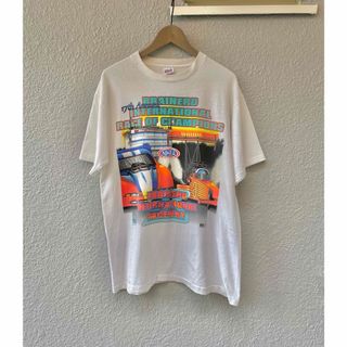 レーシングカーTシャツ　VINTAGE ビンテージ　車　クラシックカー(Tシャツ/カットソー(半袖/袖なし))