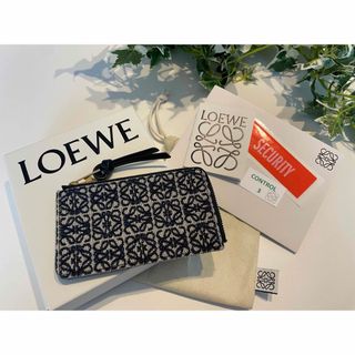 LOEWE - ロエべ フラグメントケース コインカードホルダー　アナグラムジャガード