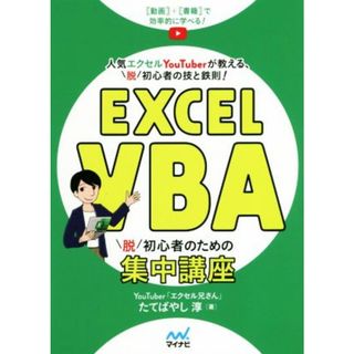 Ｅｘｃｅｌ　ＶＢＡ　脱初心者のための集中講座 人気エクセルＹｏｕＴｕｂｅｒが教える、脱初心者の技と鉄則！／たてばやし淳(著者)(コンピュータ/IT)