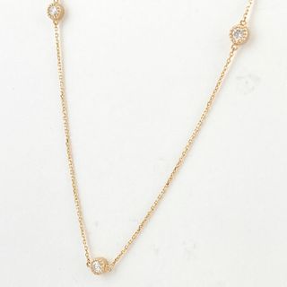 メレダイヤ デザインネックレス K18 【中古】