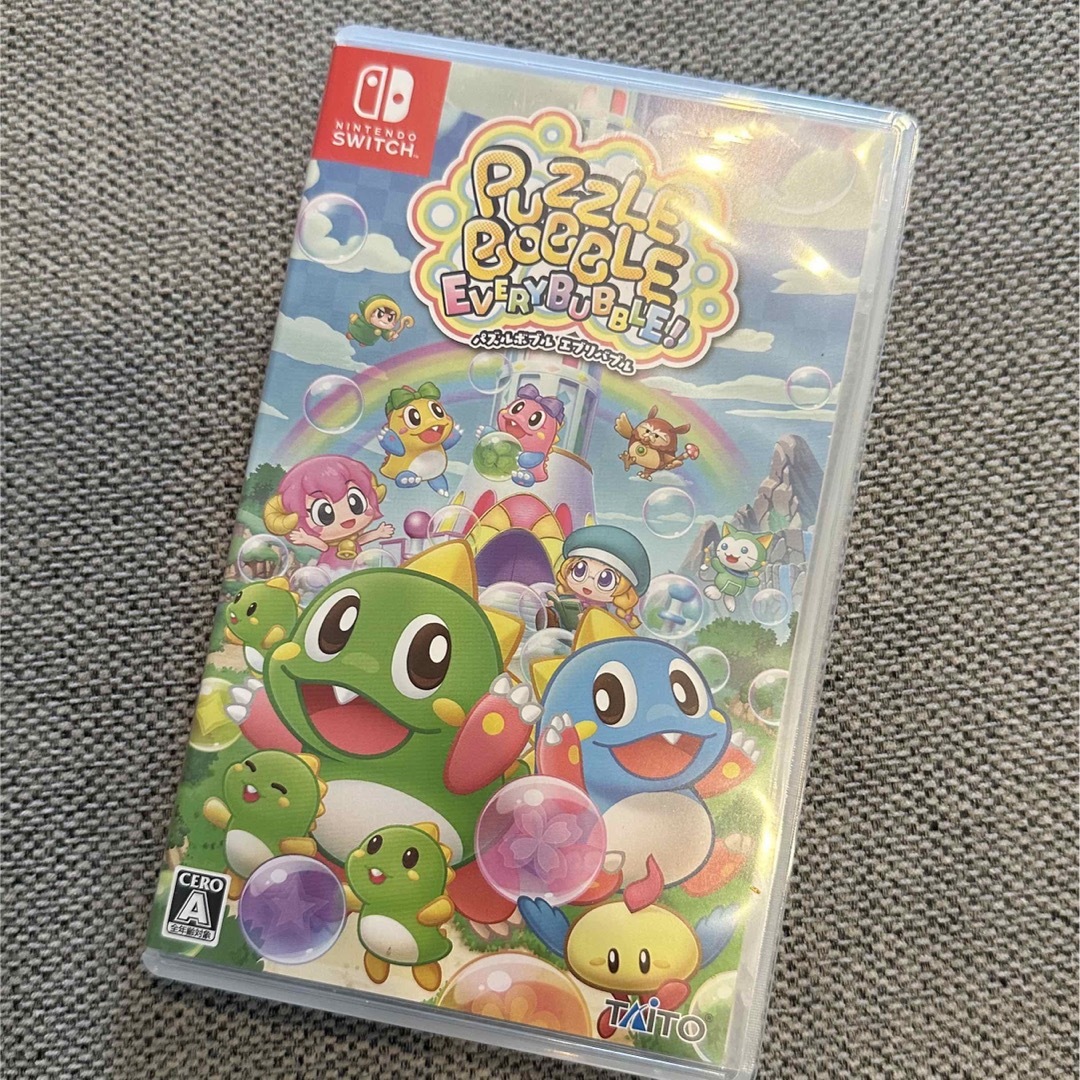 Nintendo Switch(ニンテンドースイッチ)のパズルボブル エブリバブル Switch ニンテンドースイッチ ソフト 美品 エンタメ/ホビーのゲームソフト/ゲーム機本体(家庭用ゲームソフト)の商品写真