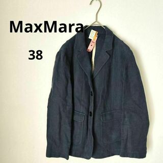 ウィークエンドマックスマーラ(Weekend Max Mara)の【MaxMara】マックスマーラー(38) テーラドジャケット【美品】ブラック(テーラードジャケット)