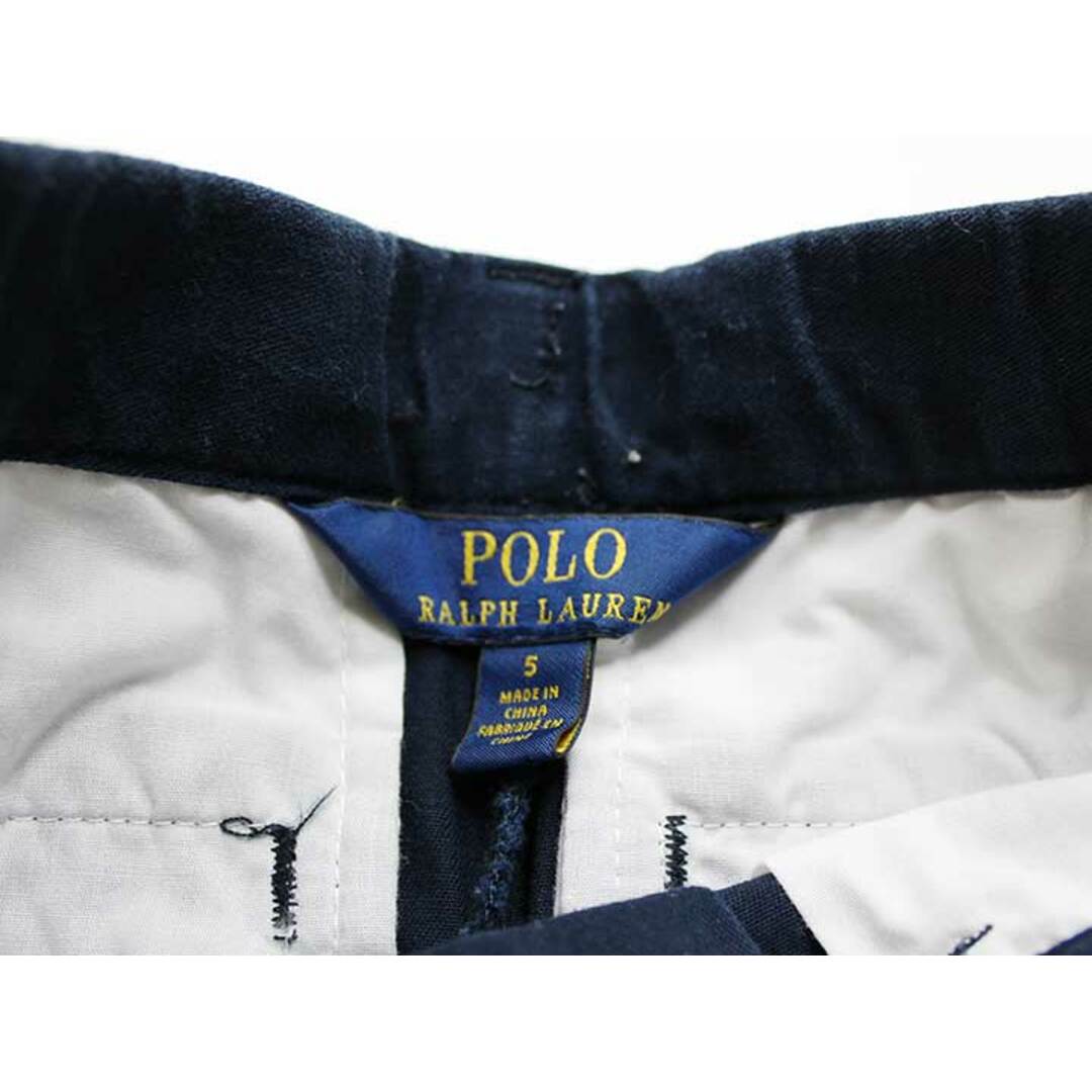 Ralph Lauren(ラルフローレン)の【夏物 新入荷!】〔ラルフローレン/Ralph Lauren〕120cm ショートパンツ/ハーフパンツ/半ズボン/短パン 紺【中古】子供服 キッズ kids 男の子 春夏 bottoms 605042 キッズ/ベビー/マタニティのキッズ服女の子用(90cm~)(パンツ/スパッツ)の商品写真