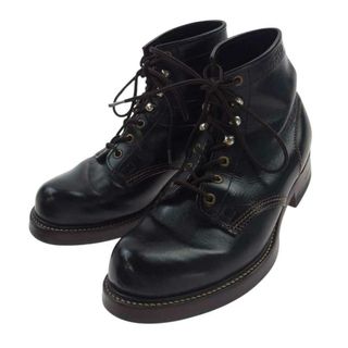 トイズマッコイ(TOYS McCOY)のTOY'S McCOY トイズマッコイ ブーツ 1012153 BAYFIELD BOOTS ベイフィールド レザー レースアップ ブーツ シューズ ブラック系 US8D【中古】(ブーツ)