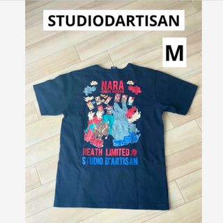 ステュディオダルチザン(STUDIO D'ARTISAN)のダルチザン　花札　プリントTシャツ　M(Tシャツ/カットソー(半袖/袖なし))