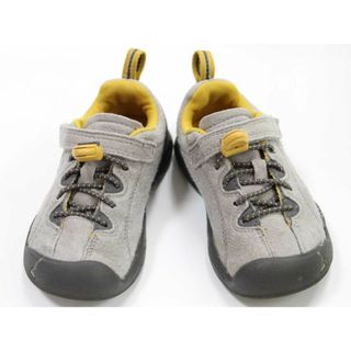 キーン(KEEN)の【新入荷!】◇キーン/KEEN◇16cm シューズ/アウトドアシューズ/靴 グレー×黄 アウトドア キャンプ【中古】子供 キッズ kids 男の子 女の子 春夏秋冬 shoes 405042(スニーカー)