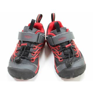 キーン(KEEN)の【新入荷!】◇キーン/KEEN◇16cm シューズ/靴 グレー×赤 アウトドア キャンプ【中古】子供 キッズ kids 男の子 女の子 春夏秋冬 shoes 405042(スニーカー)