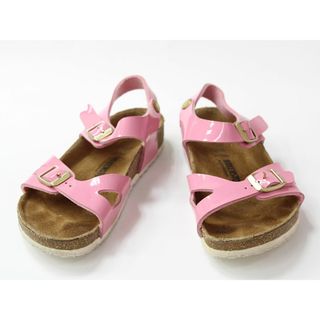 ビルケンシュトック(BIRKENSTOCK)の【夏物 新入荷!】▲ビルケンシュトック/BIRKENSTOCK▲21cm サンダル/シューズ/靴 ピンク リオ アウトドア キャンプ 川遊び 水遊び プール 海水浴【中古】子供 キッズ kids 女の子 夏 shoes seasonal 105042(サンダル)