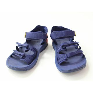 テバ(Teva)の【夏物 新入荷!】▲テバ/Teva▲22cm スポーツサンダル/シューズ/靴 紺 アウトドア キャンプ 川遊び 水遊び プール 海水浴【中古】子供 キッズ kids ジュニア 男の子 女の子 夏 shoes seasonal 105042(サンダル)