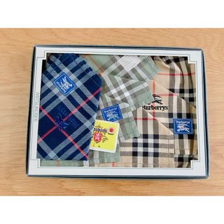 バーバリー(BURBERRY)の新品  ハンカチ 3枚組 BURBERRY バーバリー ノバチェック(ハンカチ/ポケットチーフ)