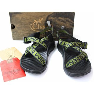 チャコ(Chaco)の【夏物 新入荷!】新品 未使用品▲チャコ/Chaco▲23cm サンダル/スポーツサンダル/シューズ カーキ×黒 Z1 デニムダンガリーコラボ 箱付き アウトドア 水遊び プール 海水浴 川遊び 子供 キッズ kids ジュニア 男の子 女の子 夏 shoes 105042(サンダル)