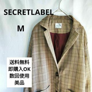 【SECRETLABEL】シークレットベル(М)　テーラドジャケット【美品】(テーラードジャケット)