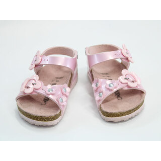 ビルケンシュトック(BIRKENSTOCK)の【夏物 新入荷!】▲ビルケンシュトック/BIRKENSTOCK▲16cm サンダル/シューズ/靴 ピンク リオ【中古】子供 キッズ kids 女の子 夏 shoes seasonal 505042(サンダル)